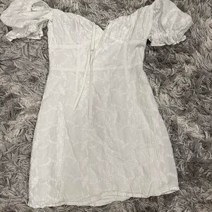 Princess Polly White Floral Mini Dress